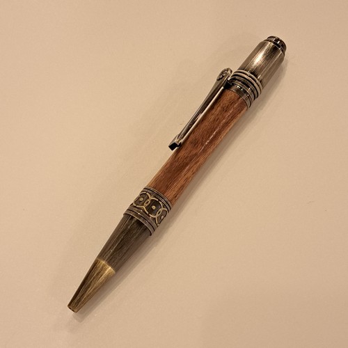 Click to view detail for CR-020 Pen - Maple/Brushed Silver $60